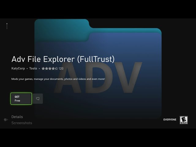 (XBOX Trials) "Adv File Explorer FULL TRUST" APP (NOT WORKING) for TXT Files