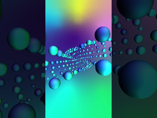 Abstract Multicolored Gradient Background With Spheres #vertical #verticalvideo #verticalbackground