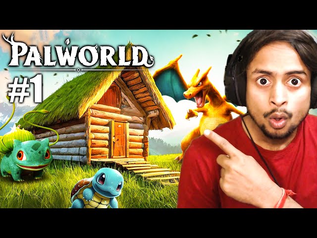 MY FIRST DAY IN NEW PALWORLD 🔥 PALWORLD GAMEPLAY WITH RG #1