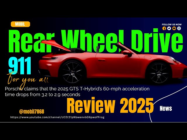 New 2025 Porsche 911 Carrera Cabriolet Rear Wheel Drive