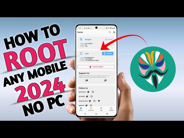 How to Root any Mobile in 2024 without PC | How to flash Magisk in Android Mobile