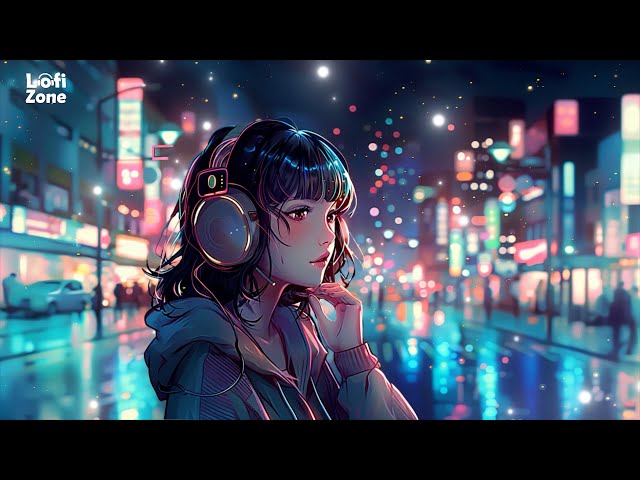 Midnight Radio 🎧Stress Relief, Relaxing Music [chill lo-fi hip hop beats]
