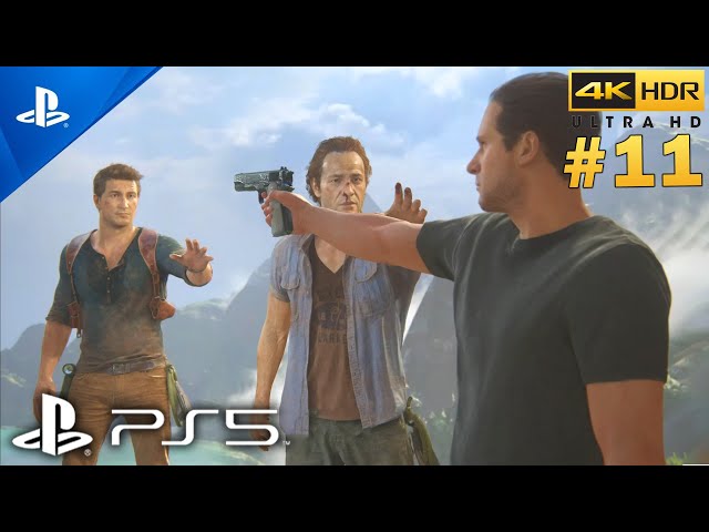 (PS5) Uncharted 4: A Thief's End Remastered Gameplay #11 | Ultra High Graphics [4K HDR 60fps]