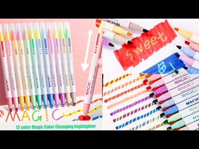Making Art With *MAGIC* | Magic pens commercial | Magic Pens Demonstration #satisfying #viral #video