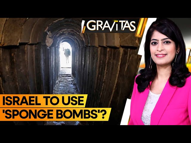 Israel-Palestine war: Israel to tackle Hamas tunnel network using 'sponge bombs'? | Gravitas