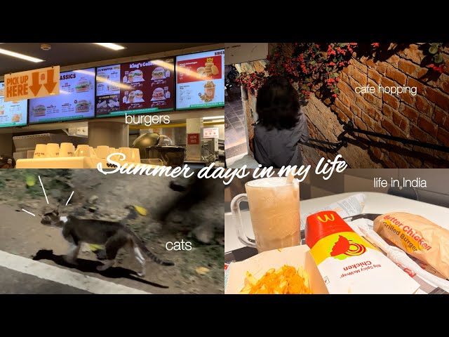 summer days in my life ★ internship day, cafe hopping, meeting w friends, life in India ♡