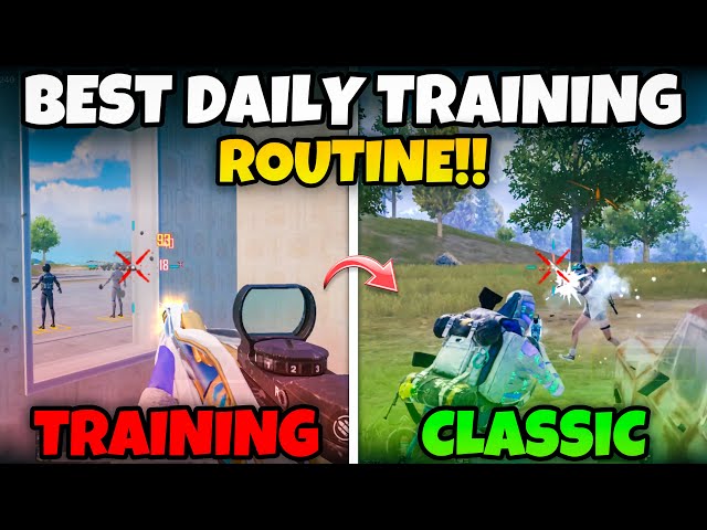 BEST TRAINING ROUTINE TO KEEP YOUR GAMEPLAY CONSISTENT IN BGMI🔥(Tips/Tricks) Mew2.