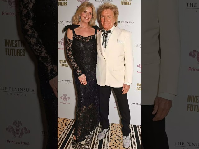 Rod Stewart and Penny Lancaster Celebrate 17 Years of Marriage | A Heartwarming Love Story #shorts