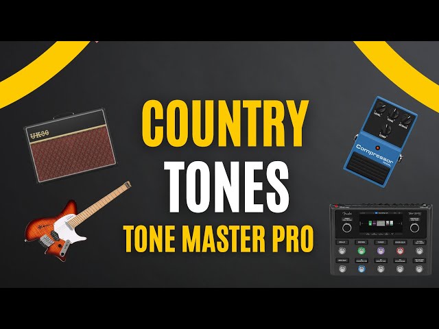 How To Get GREAT Country Tones on Fender Tone Master Pro