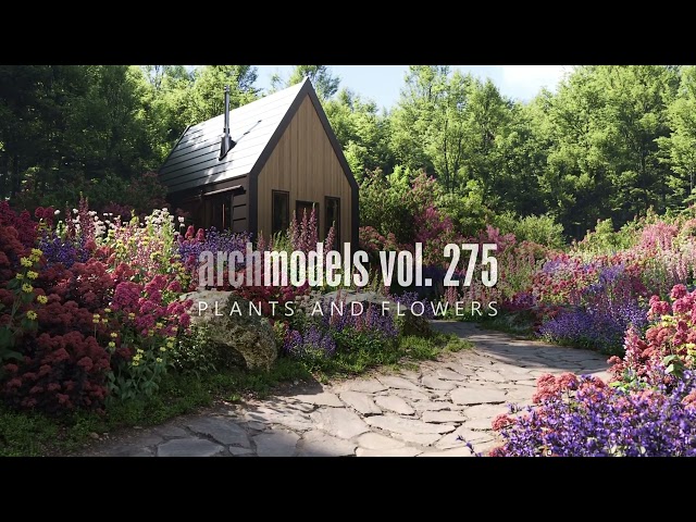 3D flowers for your garden - Archmodels vol. 275 Launch trailer