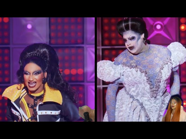 Nina West vs Angeria Paris VanMicheals (WITH RESULTS) - RuPaul's Drag Race All Stars 9