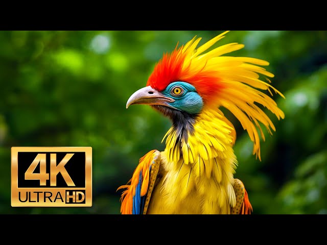 The Most Beautiful Birds In The World - Adventure Into The Natural World - Relaxing Animals 4K