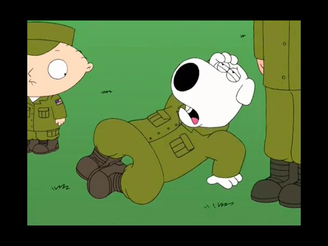 Family Guy - Brian and Stewie Join The Army