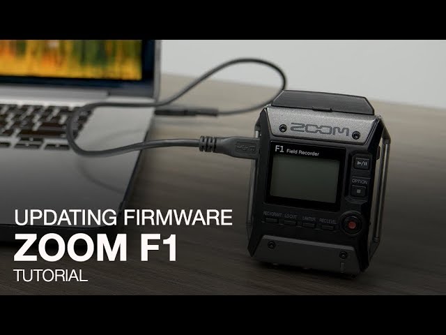 Zoom F1-SP & F1-LP: Updating the Firmware
