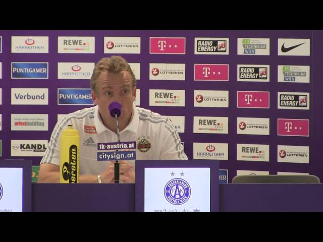 Pressekonferenz nach dem 318. Wiener Derby Austria Wien vs. Rapid Wien