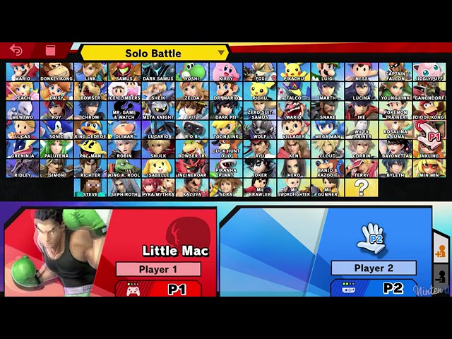 SUPER SMASH BROS ULTIMATE (ALL CHARACTERS)