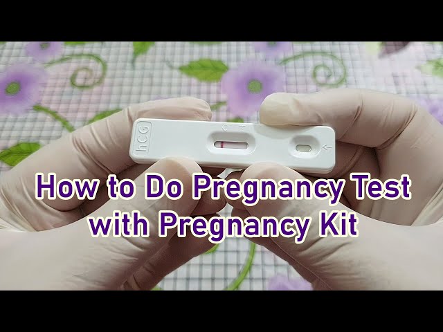 How to Do Pregnancy Urine Test at Home with a Pregnancy Kit | One Line vs Two Lines | FastSign