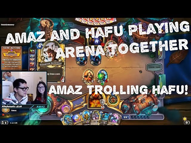 Amaz and Hafu Playing Arena Together! Amaz Trolling Hafu!