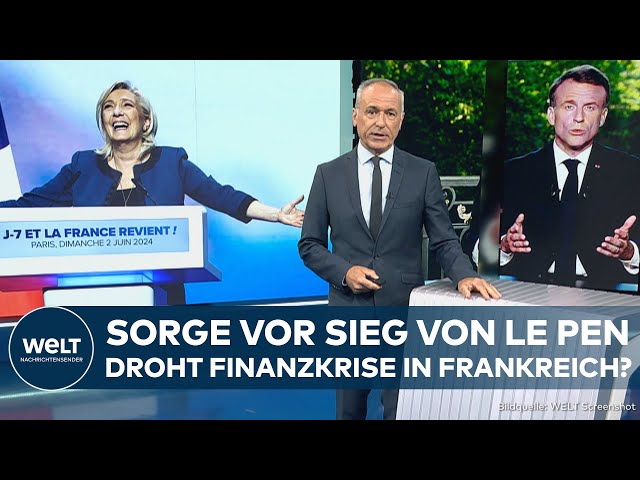 FRANKREICH: Sorge vor Sieg von Le Penn bei Neuwahlen! Finanzminister warnt vor Krise