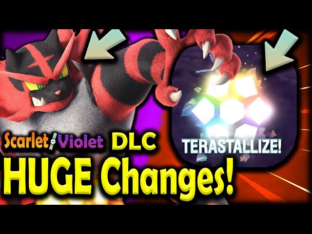 NEW Pokemon Tera Type and INCINEROAR is BACK | BIG DLC Changes | Pokemon Scarlet and Violet VGC 2023