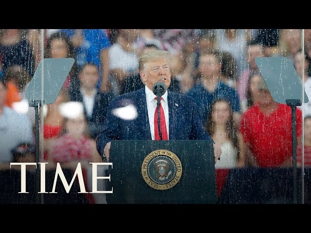 Trump Said Revolutionary War Troops 'Took Over The Airports' In His Fourth Of July Speech | TIME