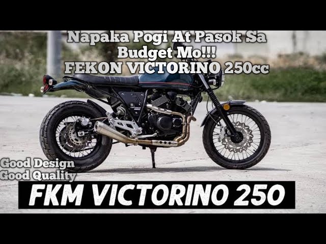 FEKON Victorino 250i Ang Modern Classic Bike Na 250cc Na Good Quality At Budget Friendly Pa!!!