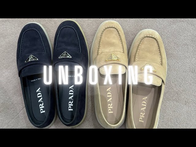 Unboxing: Prada Suede Leather Loafers| 2024 Trend