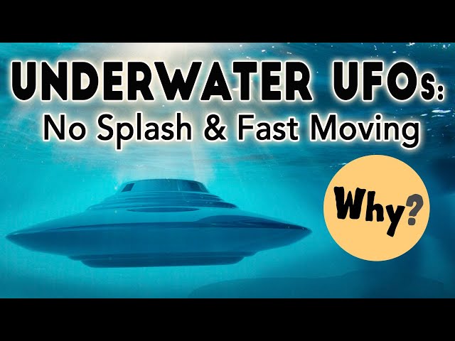 Underwater UFOs/UAPs: How can they Travel Super-Fast Without Splashing?