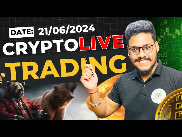 Crypto Live Trading Today || 21  June Live | BEST LEVELS | BTC, ETH
