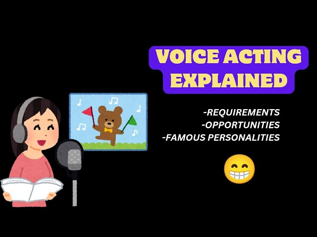 Voice Acting Explained | How To Be A Voice Actor For Video Games?