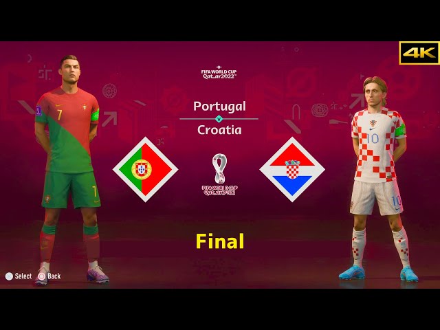 FIFA 23 | PORTUGAL vs. CROATIA | RONALDO vs. MODRIC | FIFA WORLD CUP FINAL | [4K]