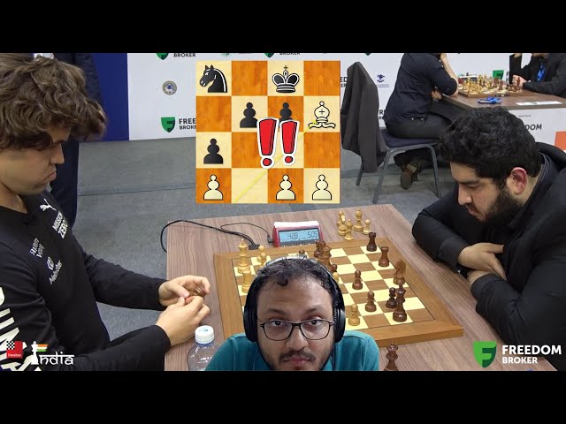 Magnus Carlsen destroys Maghsoodloo in 28 moves | Commentary by Sagar