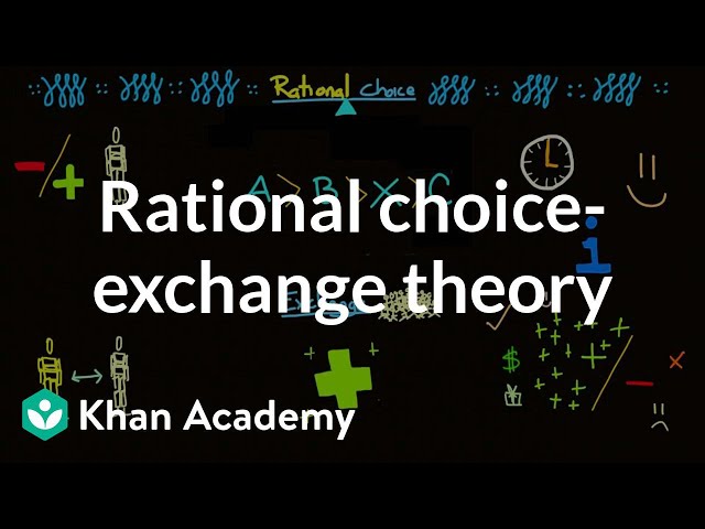Rational choice-exchange theory | Society and Culture | MCAT | Khan Academy