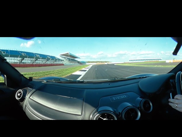 Driving a Ferrari at Silverstone