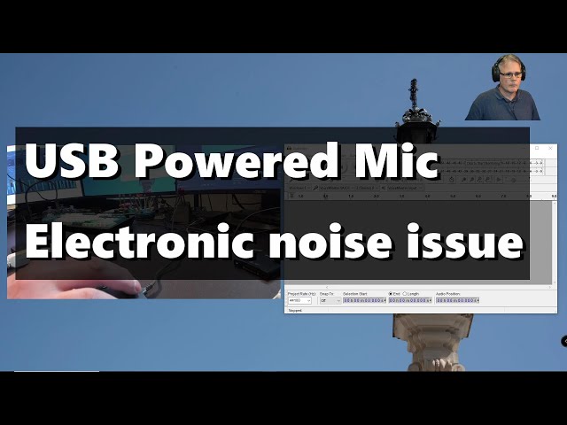 USB Powered Mic - electronic / hissing noise issue.