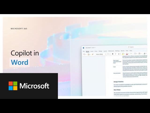 Microsoft 365 Copilot in Word