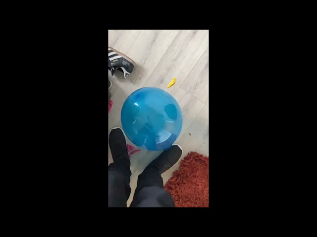 Popping balloons in slow motion for 30 minutes