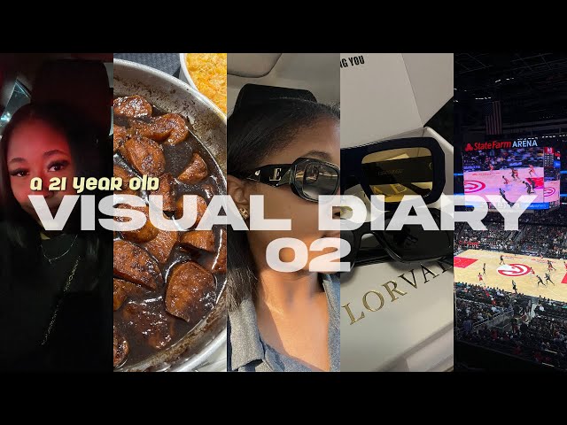 visual diary 002 ✦ | hawks game, lorvae , new hair, thanksgiving *very chill* | Nyla Symone