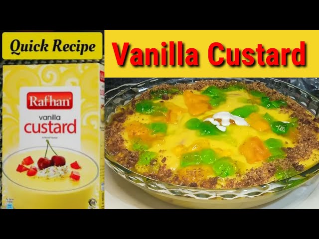 How to make Rafhan Custard - Rafhan Custard Recipe - Healthy Dessert - by Zainab Tarka