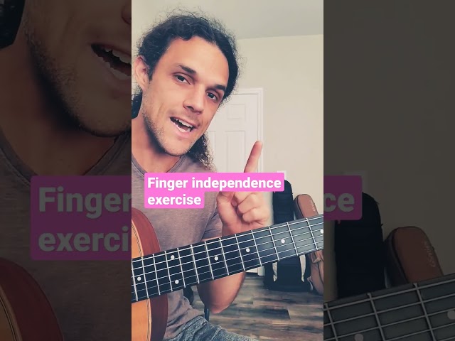 a fantastic finger independence guitar exercise