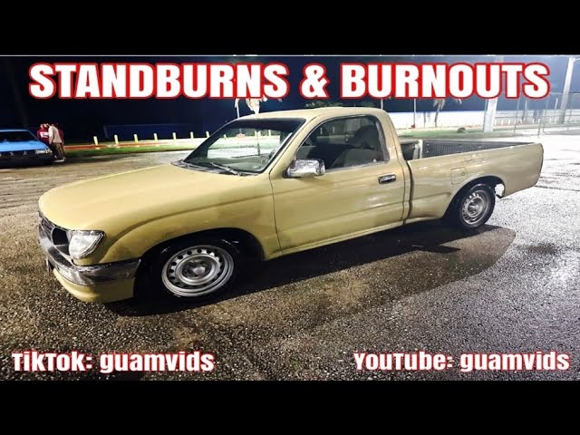 Friday at Guam Paseo 8/11/23 - Auto showdowns - stand burns and burnouts