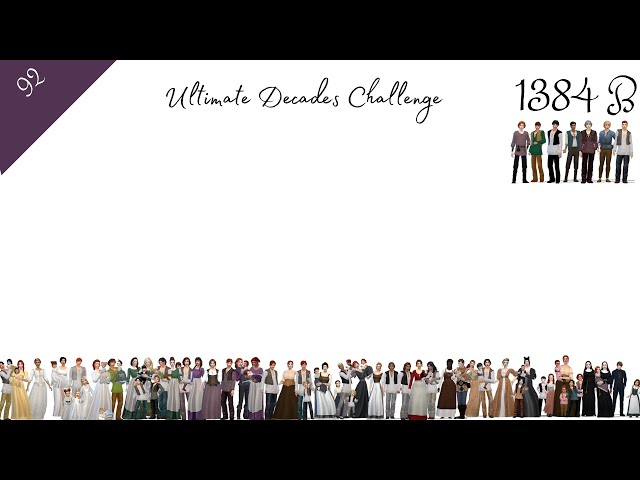 1384 B - Xavier gets hitched - Ultimate Decades Challenge - The Sims 4