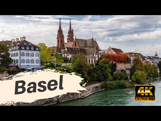 🇨🇭 [4K] Walking Basel Switzerland in Summer 2020 | no talking | no cuts | ASMR | walking tour |