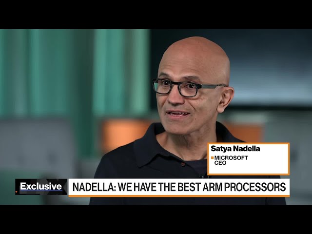 Microsoft CEO Nadella on AI PC Plans, Taking on Apple, Fostering Competition