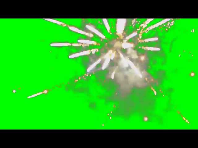 Fireworks Free Chromakey Effects (Green Screen, Blue Screen & Black Screen)