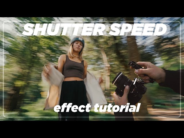 The SECRET to SLOW SHUTTER Speed Effect In Camera - Tutorial