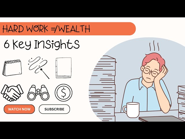 6 Key Insights for Financial Success or Why Hard Work Alone Won't Make You Rich