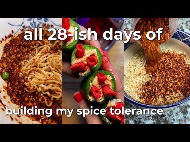I built my spice tolerance to take on spicy noodles Full Compilation