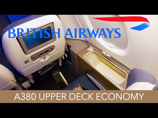 British Airways A380 Upper Deck World Traveller Economy Trip Report