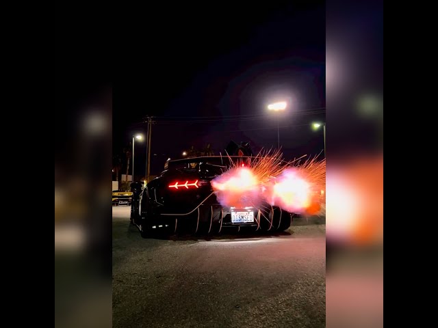 Lamborghini Aventador SVJ SPITTING FLAMES: Crazy!😈